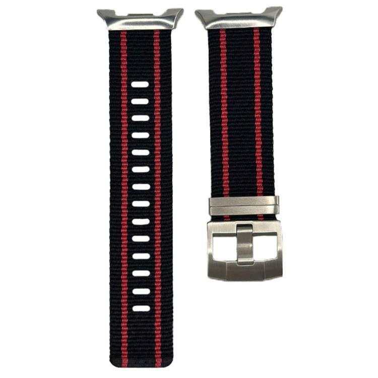 Woven Nylon Canvas Watch Band, For Galaxy Watch Ultra2 2026 / 2025 / 1 2024, For Galaxy Watch9 / 8 / 8 Classic