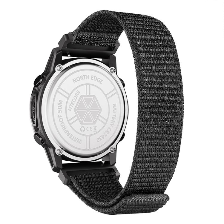 NORTH EDGE LiteCore Men Outdoor Waterproof Compass Pedometer Smart Sports Watch