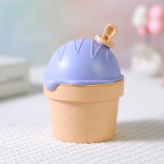 Ice Cream Shape Type-C Mini Desktop Night Light Humidifier, Water Tank Capacity: 150ml