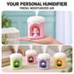 Type-C Mini Desktop Night Light Humidifier, Water Tank Capacity: 300ml, Panda, Angel
