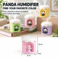Type-C Mini Desktop Night Light Humidifier, Water Tank Capacity: 300ml, Panda, Angel