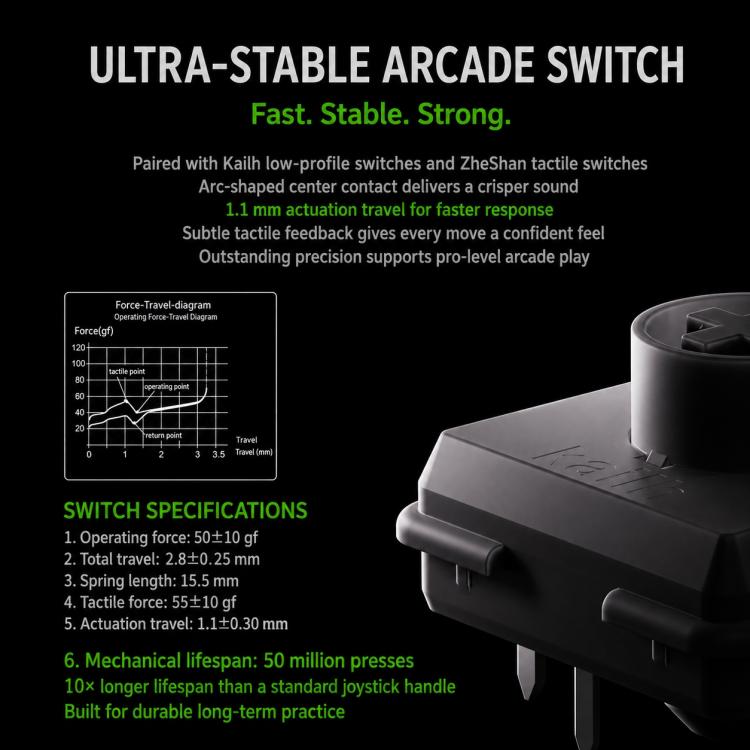 8BitDo Tianren Star Arcade Gaming Controller for Xbox Series / Windows PC, For Xbox