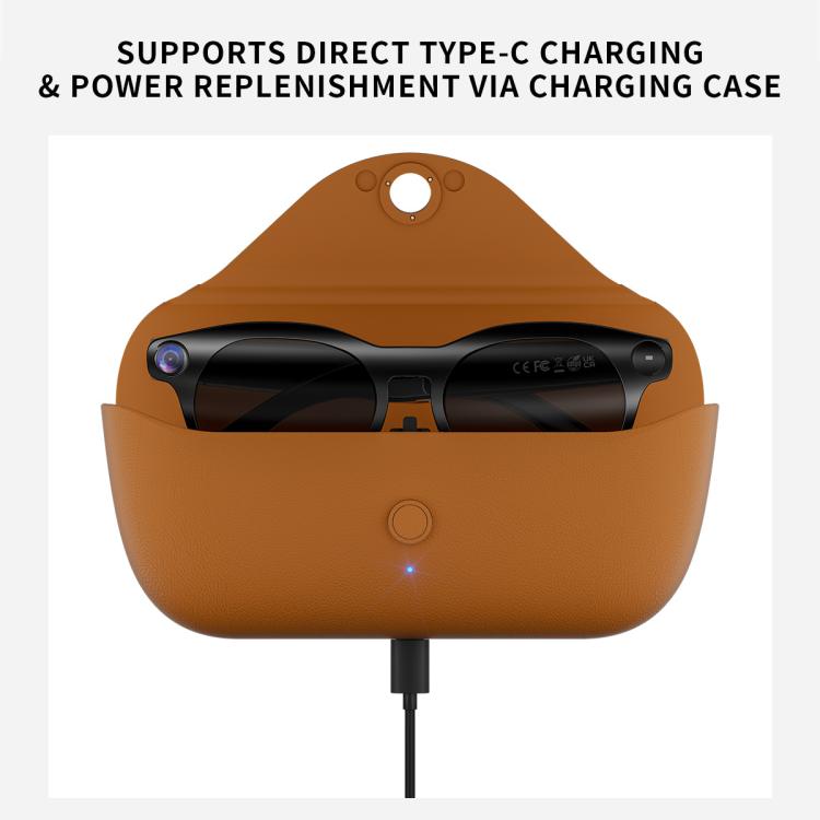 CY03MAX 8MP AI Smart Camera Glasses with Photochromic Lenses & Charging Case, CY03MAX