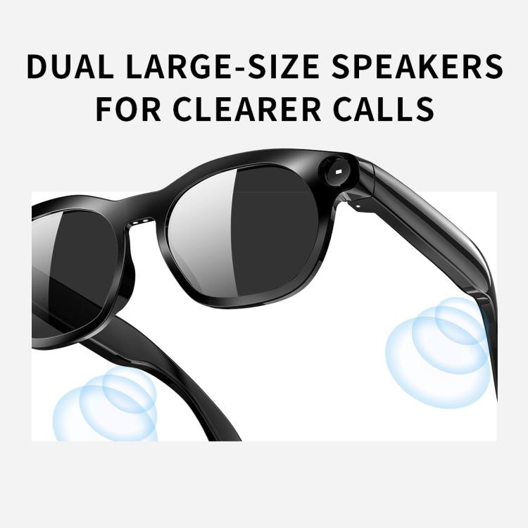 CY03MAX 8MP AI Smart Camera Glasses with Photochromic Lenses & Charging Case, CY03MAX