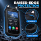 Black silicone cat-ear GPS cover with raised screen lip and corner bumper