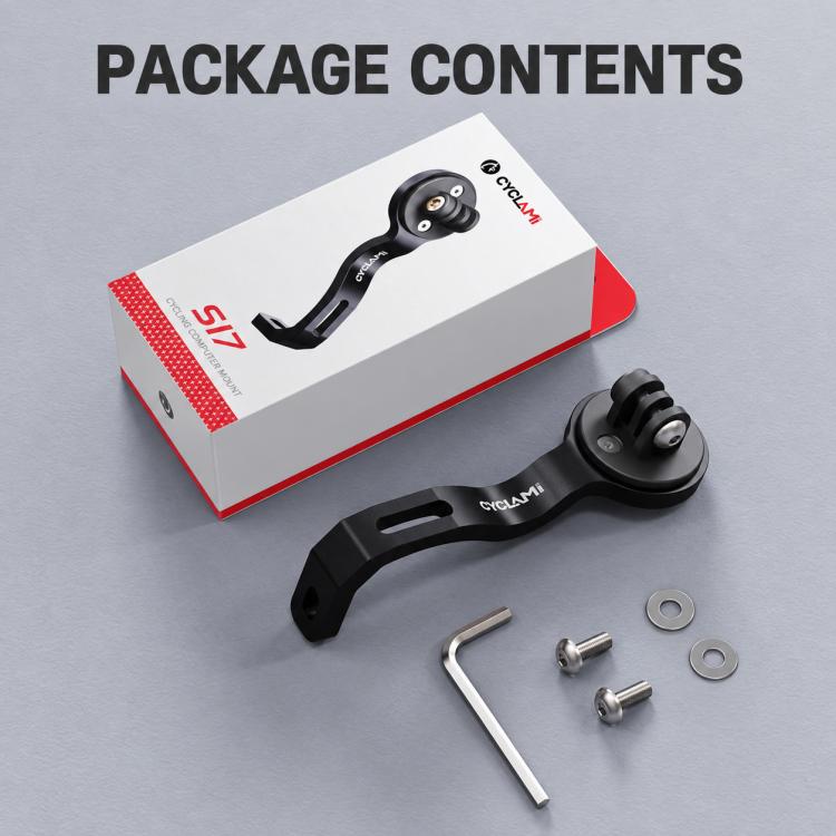 CYCLAMi S17 Folding Bike Fork Light Mount Aluminum Extension Base, S17