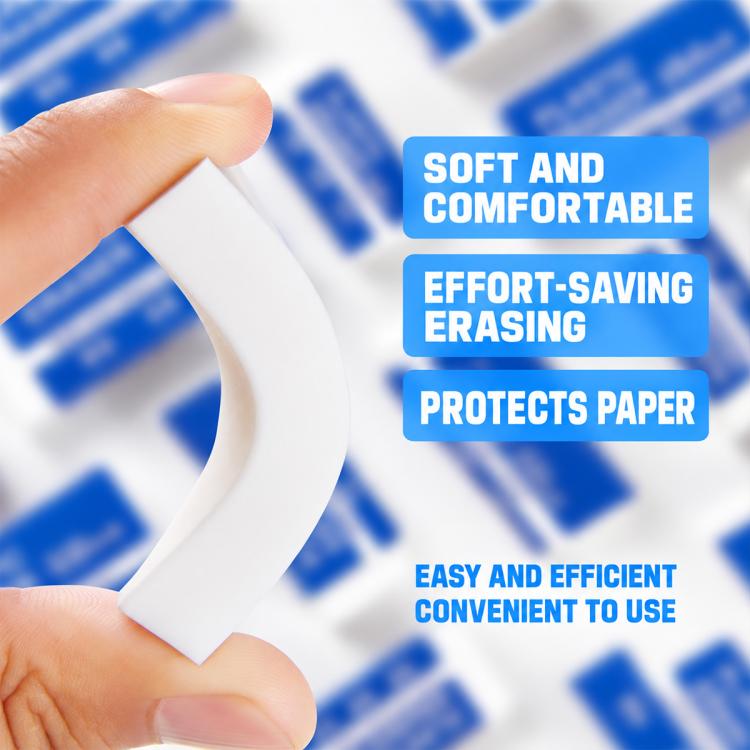 10 PCS/Pack 2B Erasers Soft and Easy Erasing Art Drawing Supplies, Small, Medium