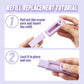 Macaron-Style Sliding Eraser with Refillable Soft Eraser