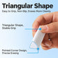 ZELYNN 6 PCS/Box Super Clean Triangle-Shaped Erasers