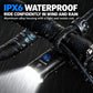 CYCLAMi AI1200 Waterproof Bicycle Front Light Bright Flashlight for Night Riding, AI1200