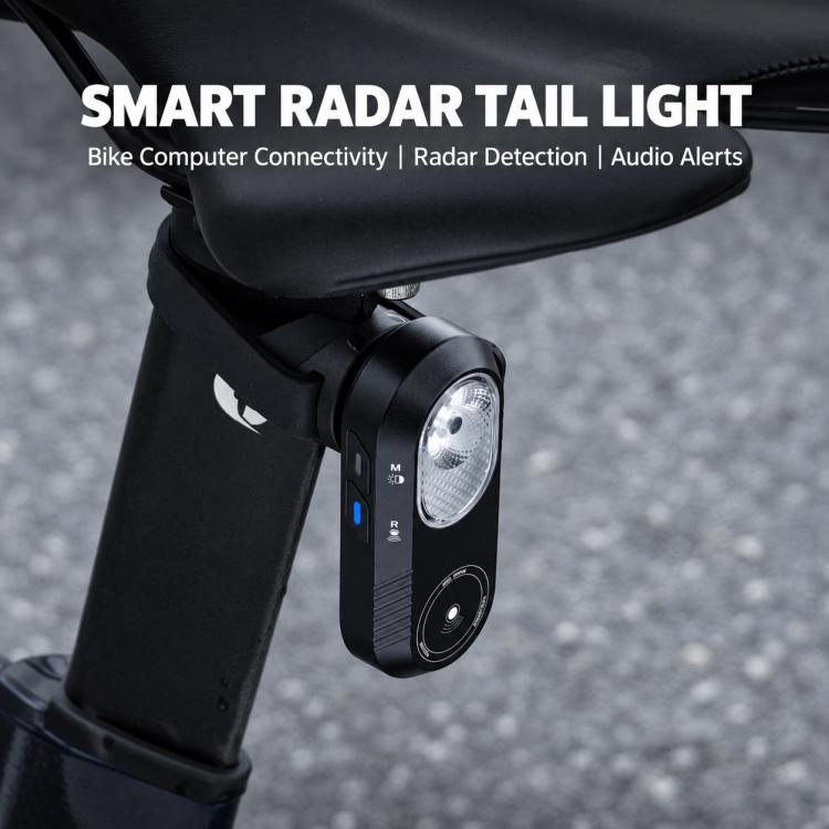 CYCLAMi LA150 Cycling Smart Radar Tail Light Compatible with Bike Computer, LA150