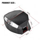 Scooter dashboard housing size diagram, checkered top with front light window