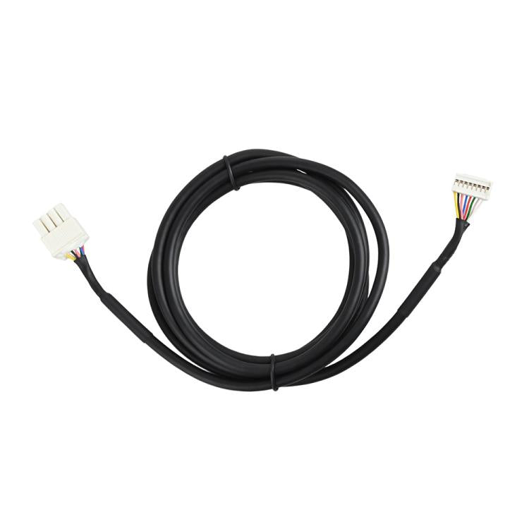 Black scooter controller cable loop with multi-pin connectors at both ends.