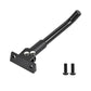 Black metal scooter support leg arm with mounting bracket and two included screws