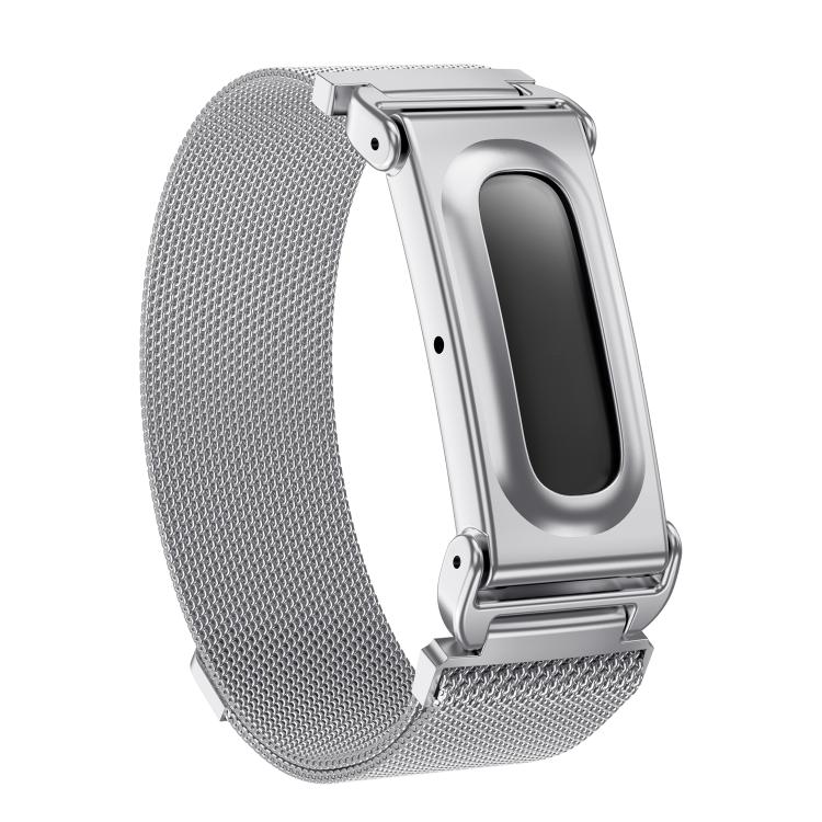 Metal Case Integrated Milanese Magnetic Watch Band, For Google Fitbit Air