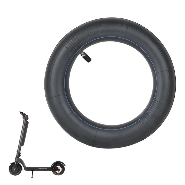 10-inch electric scooter inner tube with straight valve, black inflatable ring