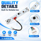 LED headlight circuit strip with bright LED chips and flexible black cable