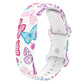 xDfind Butterfly Buckle Printed Silicone Watch Band, For Google Fitbit Air