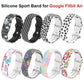 xDfind Butterfly Buckle Printed Silicone Watch Band, For Google Fitbit Air