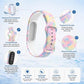 xDfind Butterfly Buckle Printed Silicone Watch Band, For Google Fitbit Air