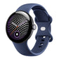 xDfind Butterfly Buckle Solid Color Silicone Watch Band, For Google Pixel Watch 5 / 4 / 3 45mm