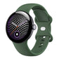 xDfind Butterfly Buckle Solid Color Silicone Watch Band, For Google Pixel Watch 5 / 4 / 3 45mm