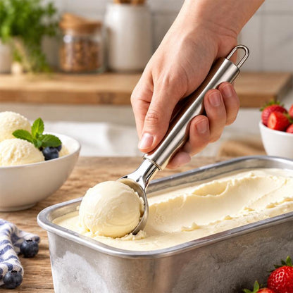 LsCook Thick 304 Stainless Steel Ice Cream Spoon