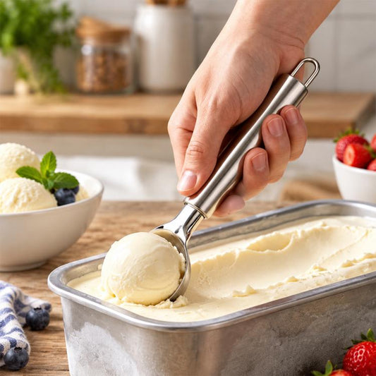 LsCook Thick 304 Stainless Steel Ice Cream Spoon