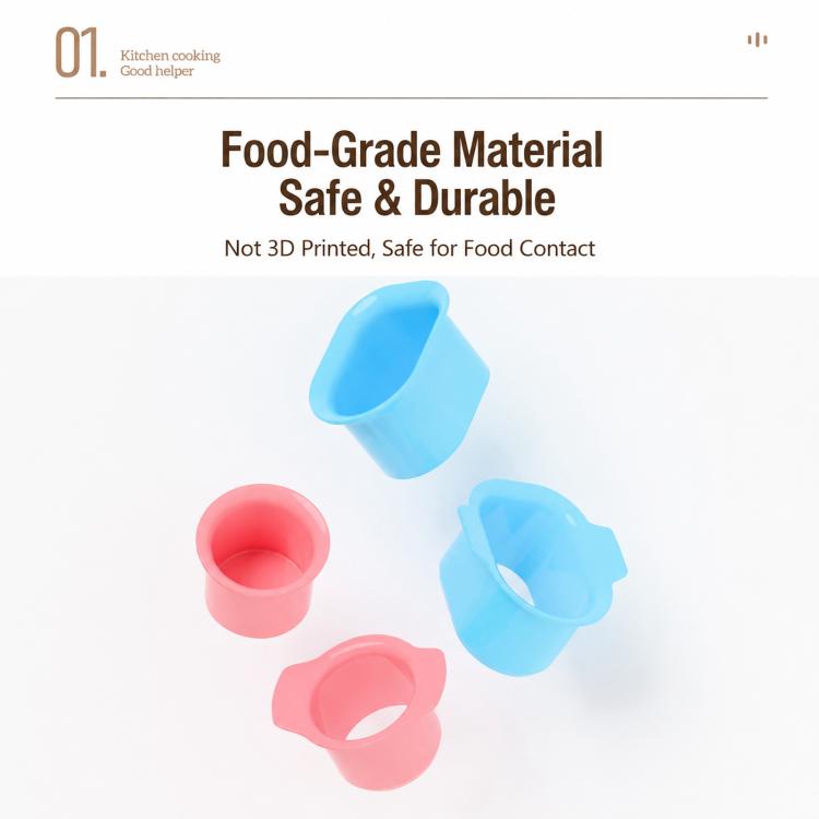Food-grade lollipop cake pop molds in pink and blue trays and cup cutters