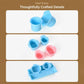 Lollipop cake mold set with blue and pink plastic cutters/molds, multiple pieces