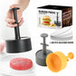 LsCook ABS Round Hamburger Patty Press Kit with 100 Baking Papers