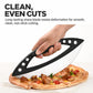 LsCook Stainless Steel Pizza Cutter Semi-circular Ring Slicer Baking Tool