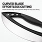 LsCook Stainless Steel Pizza Cutter Semi-circular Ring Slicer Baking Tool