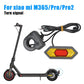 Scooter turn signal setup with handle switch, wiring harness, and red lens lamp