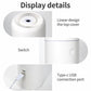 White car humidifier and air freshener—top vent and side power switch detail