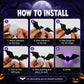 Halloween LED Glowing Bat Wall Decorations Kit, 12 PCS/Pack, 24 PCS/Pack, 36 PCS/Pack, 48 PCS/Pack, 60 PCS/Pack, 1 PC 3D
