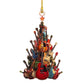 Hanging guitar ornament featuring a cluster of colorful electric guitars with star
