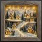 DIY Lighted Halloween Ornament Shadow Box Night Light Kit, 22.1x17.1x4.6cm, 31.8x22.8x4.6cm