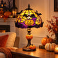 Halloween Stained Glass Lamp
