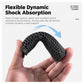 WEST BIKING 1 Pair Honeycomb Palm Rest Anti-slip Shock Absorbing MTB Handlebar Grips