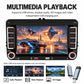Car MP5 multimedia head unit with touchscreen multimedia playback interface