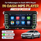 In-dash MP5 player with 7-inch display showing app icons, black unit