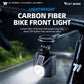 WEST BIKING Under Mount Carbon Fiber Bike Front Light Cycling Headlight