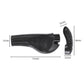 Black adjustable bar end grips, 132mm length, 98mm end height