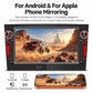 Car MP5 player with phone mirroring display and touchscreen multimedia screen