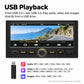 MP5 car stereo with USB playback video screen and front USB drive connection