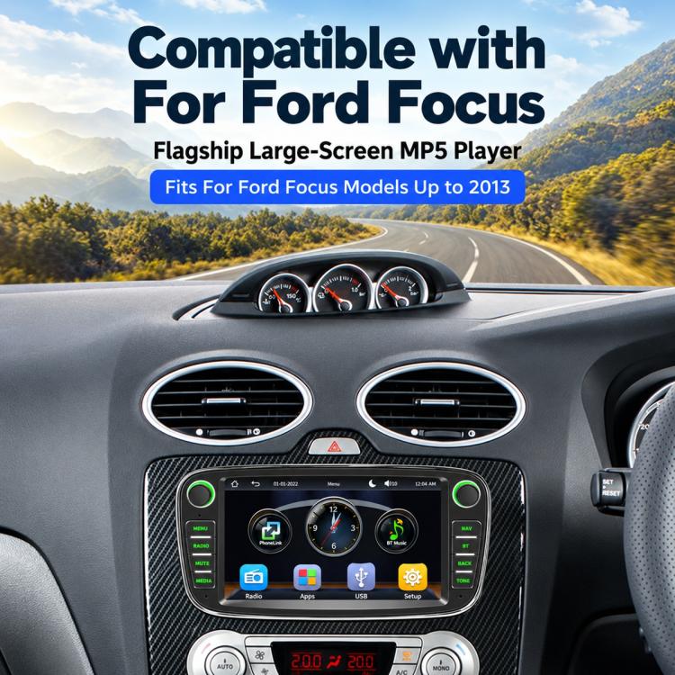 7 inch Car MP5 Player Wireless CarPlay/Android Auto Bluetooth HD Display for Ford Focus, For Ford Focus