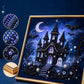 Dark Halloween Diamond Painting Kit, 20cm  Frameless, 30cm Frameless, 20cm With Frame, 30cm With Frame