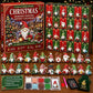 Diamond painting Christmas gnome advent calendar with numbered doors and festive gnome ornaments