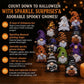 Halloween gnome diamond painting advent calendar featuring stacked spooky gnome figures